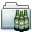Beer Folder Graphite Stripe Icon 32x32 png